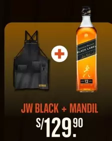 Johnnie Walker - JW Black + Mandil