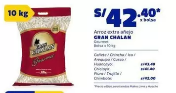 Arroz extra añejo