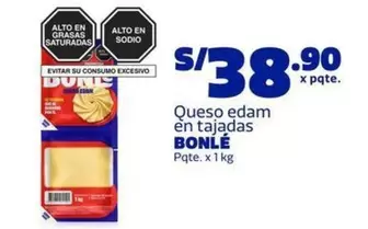 Bonlé - Queso edam en tajadas