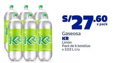 Gaseosa Limón