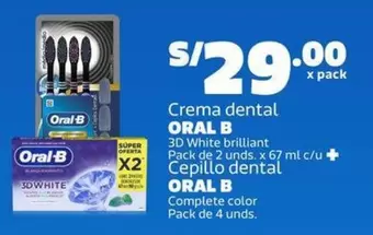 Oral B - Crema dental y Cepillo dental