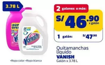 Vanish - Quitamanchanas Liquido