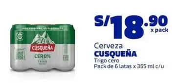 Cusqueña - Cerveza Trigo Cero