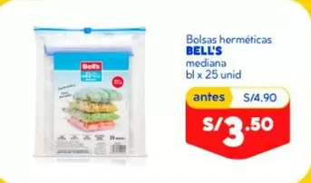 Bell's - Bolsas herméticas