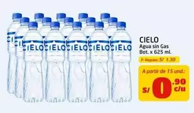 Cielo - Agua sin Gas Bot. x 625 ml