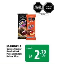 Marinela - Gansito Clásico/ Gansito Black Pastelito Relleno