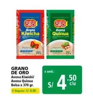 Grano de Oro - Avena Kiwicha / Avena Quinua Bolsa