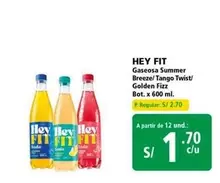 Gaseosa Summer Breeze/ Tango Twist/ Golden Fizz