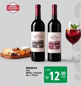 Merkat - Vino Malbec / Borgoña