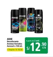 Axe - Desodorante Aromas Variados Aerosol