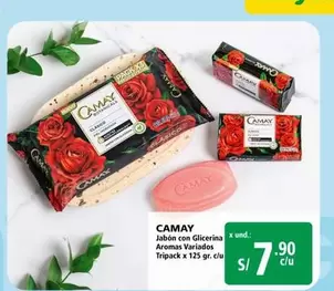 Camay - Jabón con Glicerina Aromas Variados