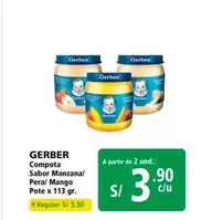 Mango - Compota Sabor Manzana/ Pera/
