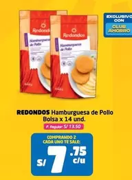 Redondos - Hamburguesa de Pollo Bolsa