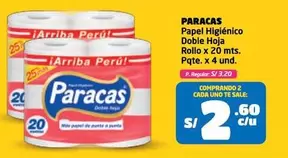 Paracas - Papel Higi00enico Doble Hoja