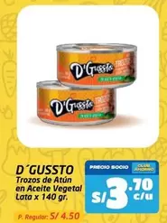 Trozos de Atún en Aceite Vegetal Lata