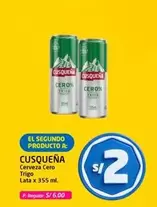 Cusqueña - Cerveza Cero Trigo Lata