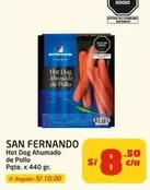 San Fernando - Hot Dog Ahumado de Pollo