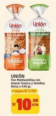 Unión - Pan Multisemillas con Avena/ Granos y Semillas