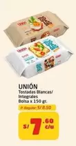Unión - Tostadas Blancas/Integrales