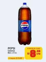 Pepsi - Gaseosa Bot. x 3 Lt.