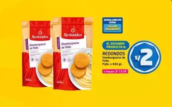 Redondos - Hamburguesa de Pollo