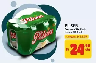 Pilsen - Cerveza Six Pack Lata
