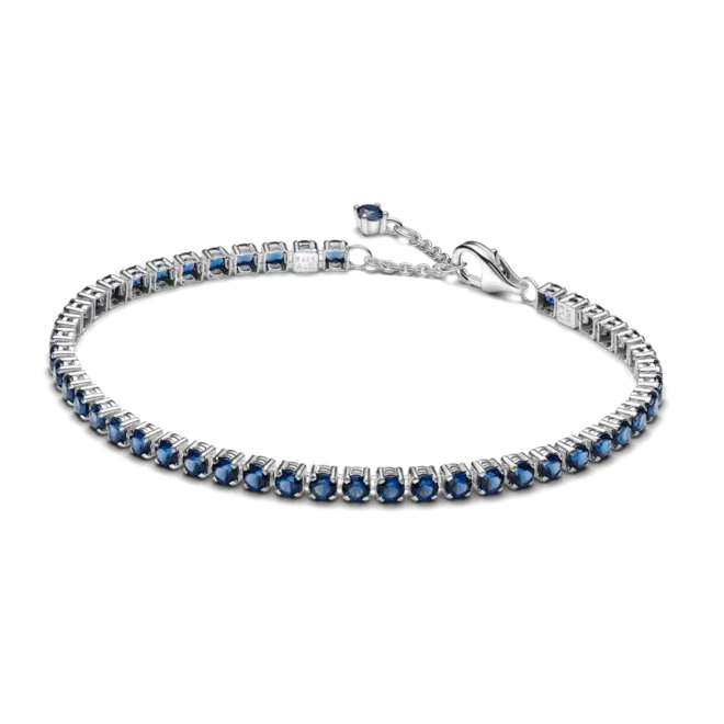 Brazalete Tenis Azul Brillante