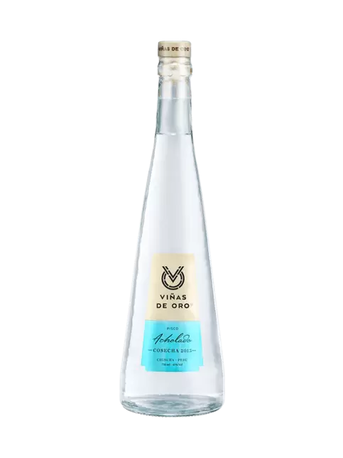 PISCO VIÑAS DE ORO PURO ACHOLADO 750ML