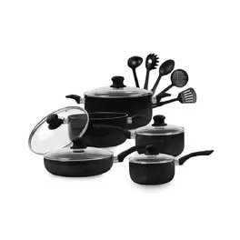 Set de ollas antiadherentes Finezza Negro