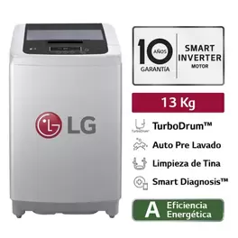 Lavadora LG 13KG Smart Motion WT13DPBK Gris