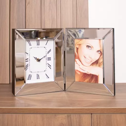 Reloj De Mesa Con Marco De Foto