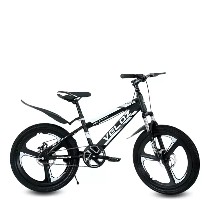 Bicicleta palmeira aspa, aro 16", timón y codo de aluminio reforzado, negro