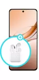 V50 Lite 256GB 5G + Audífono Pro 4 Bluetooth Inalámbrico Blanco