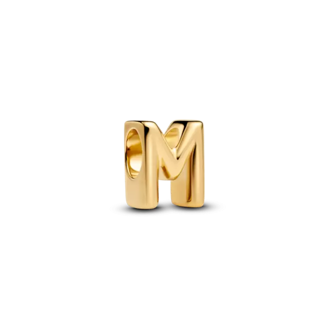 Charm Dorado Alfabeto Letra M