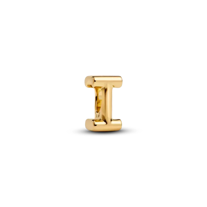 Charm Dorado Alfabeto Letra I