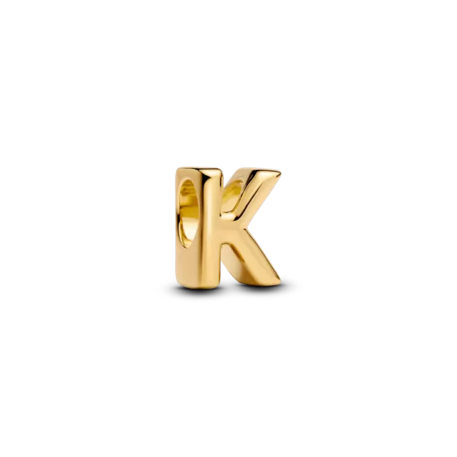 Charm Dorado Alfabeto Letra K