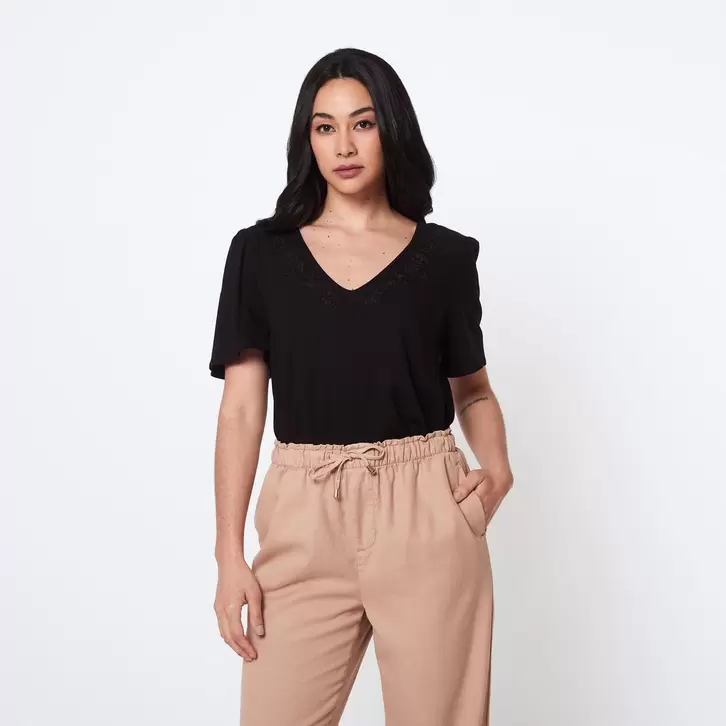Blusa Georgia Negro