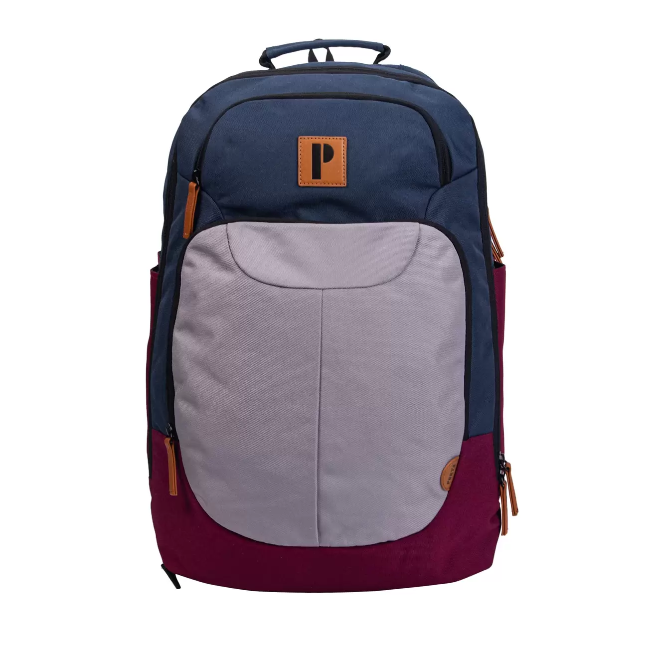 MOCHILA SOLER ACERO/GUINDA