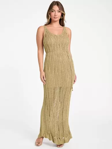 Lucky Lurex Net Maxi Dress