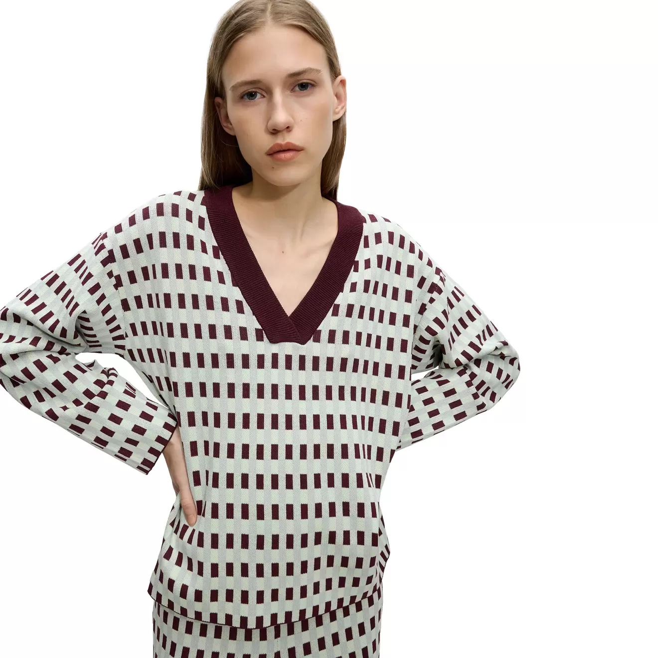 Chompa De Punto Jacquard