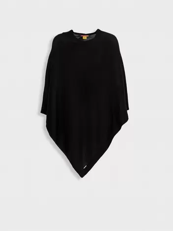 Almendra Poncho Baby AlpacaBlack