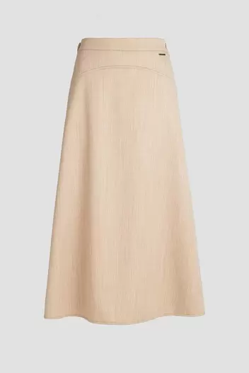Woven Skirt Lana & Baby AlpacaBeige