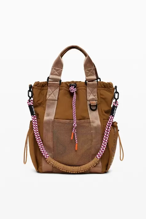 Mochila multiposición cordones
