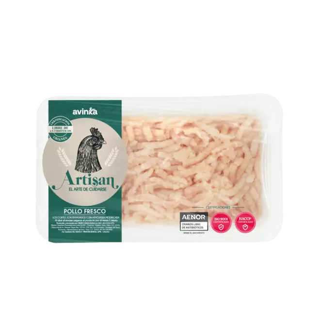 Carne molida de pollo Artisan Bandeja 400 g