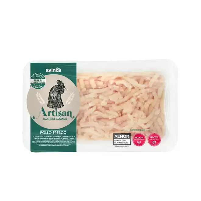 Carne molida de pollo Artisan Bandeja 400 g