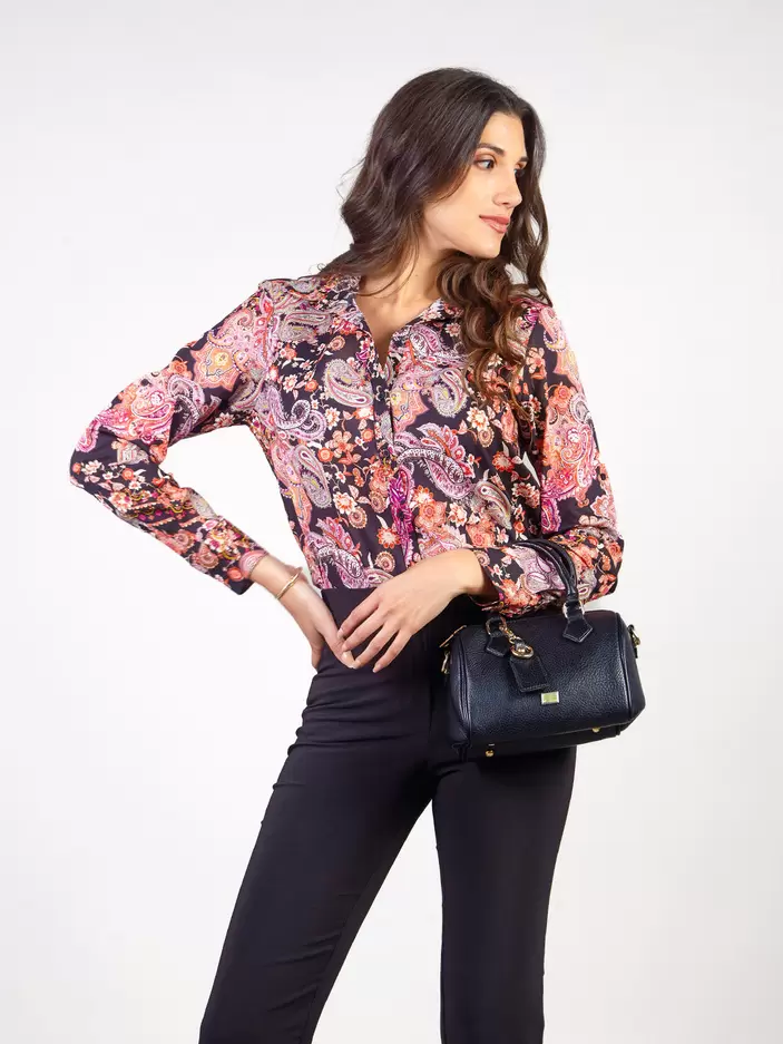 GRETTEL - BLUSA CAMISERA MANGA LARGA