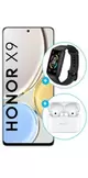 X9 128GB Titanium Silver + Band 6 Black + Earbuds 2