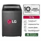 Lavadora WT16BVTB 16 Kg TurboDrum Carga Superior Negro Claro