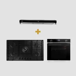 Encimera 067 + Campana Extra Slim + Horno Gas 018