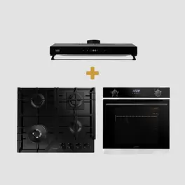 Encimera 066 + Campana Extra Slim + Horno Gas 018
